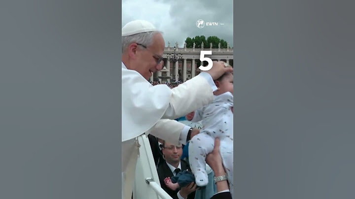 Papst Leo segnet Babys bei der ersten Generalaudienz!  #papst #ewtn #vatikan