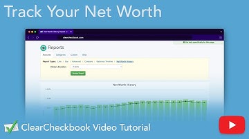 Tracking your Net Worth - ClearCheckbook