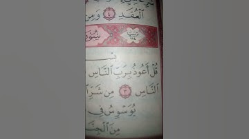#سورةـ الناس ( قل اعوذ برب الناس..) سوره الناس كاملة