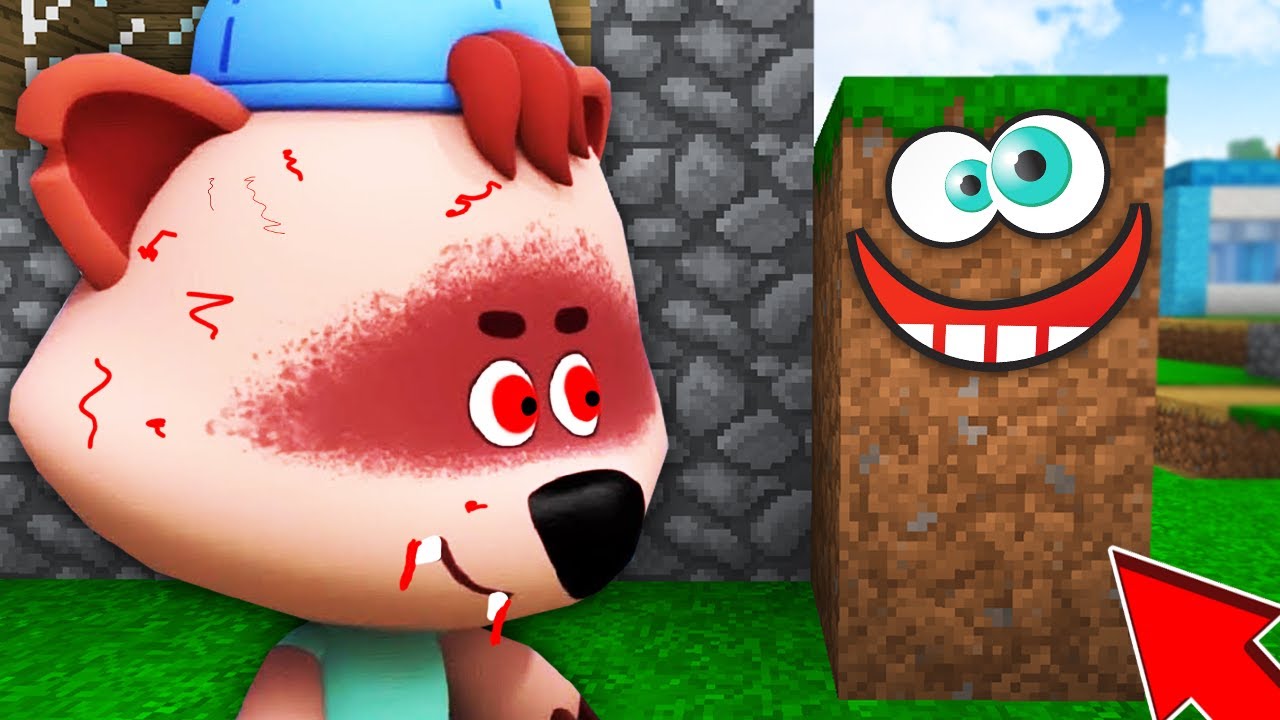 Я СПРЯТАЛСЯ В ЗЕМЛЕ ОТ САНИ EXE МИМИМИШКИ В МАЙНКРАФТ MINECRAFT ТРОЛЛИНГ ЛОВУШКА