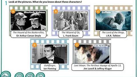 Excel 8th grade. Module 5. Reading for pleasure. Characters