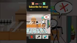 Prison Break: Stickman Adventures! Escape the Prison with smart choices! Android Mobile Game #Shorts screenshot 1