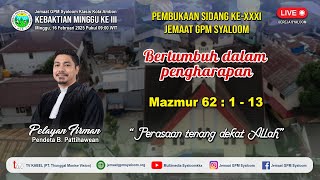 Download Lagu Kebaktian Minggu III - Pembukaan Sidang Jemaat GPM Syaloom ke XXXI Klasis Kota Ambon. MP3 Download Lagu Kebaktian Minggu III - Pembukaan Sidang Jemaat GPM Syaloom ke XXXI Klasis Kota Ambon. MP3