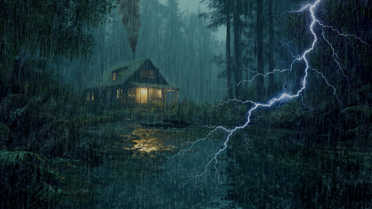 HEAVY RAIN AND THUNDER SOUNDS - DEEP SLEEP | Thunderstorm for Sleeping - Rain Sound Comfort #2