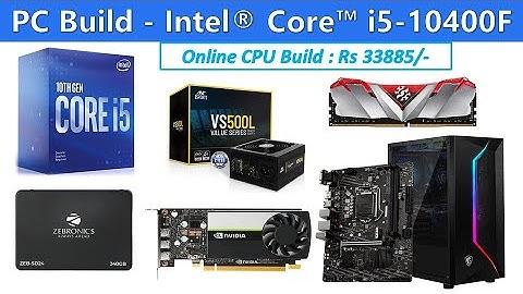 Budget CPU Build for GAMING & Marriage Video Editing || i5 10400F with graphic card || BIG IDIOT PSK