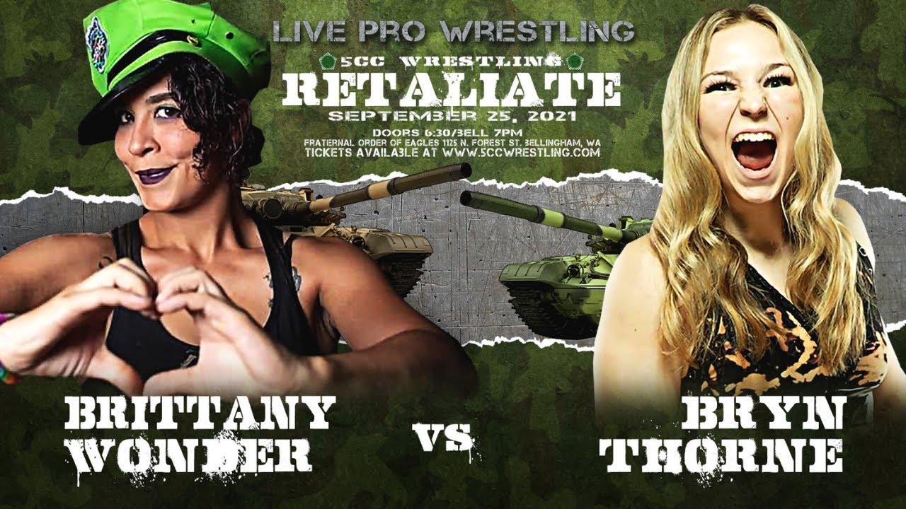 FREE: Brittany Wonder vs Bryn Thorne | 5CC Wrestling