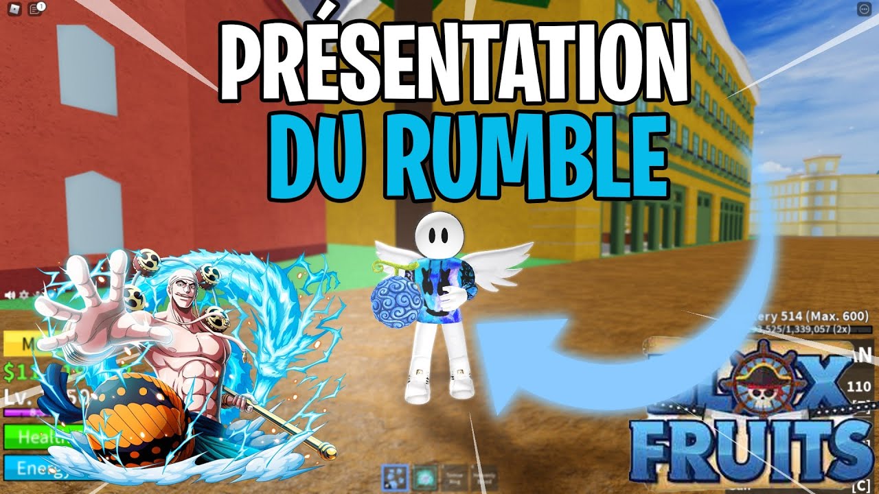 PRÉSENTATION DU DERNIER FRUIT DU DÉMON LE RUMBLE SUR BLOX FRUIT