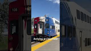 Famous Frontrunner arrives at Clearfield station in Utah #railfanning #uta #frontrunner Net Worth