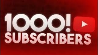 1.000 subs/thanks!!!!!!!!!!!!!!!