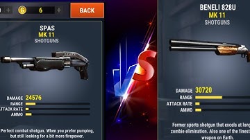 dead trigger 2 spas 12 vs beneli 828U MK11