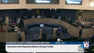 Discussion over trash incinerator continues among Miami-Dade commissioners