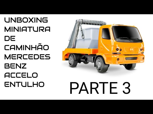 UNBOXING MINIATURA DE CAMINHÃO MERCEDES BENZ 1938 S COM CARRETA