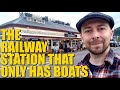The british railway station where you can only travel by boat