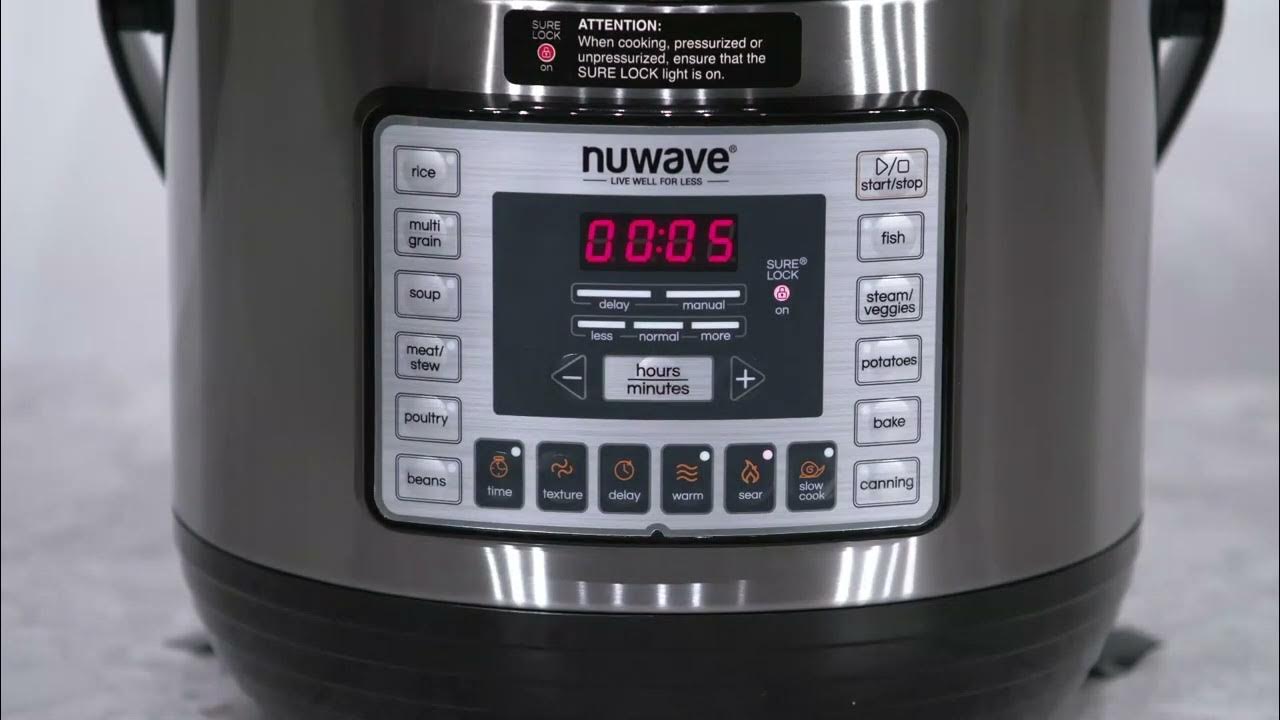 NuWave NutriPot 8QT Model 33211 How To Sear YouTube