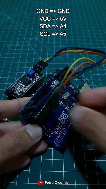 How to make running text using 16X2 LCD with I2C in 20 seconds ...