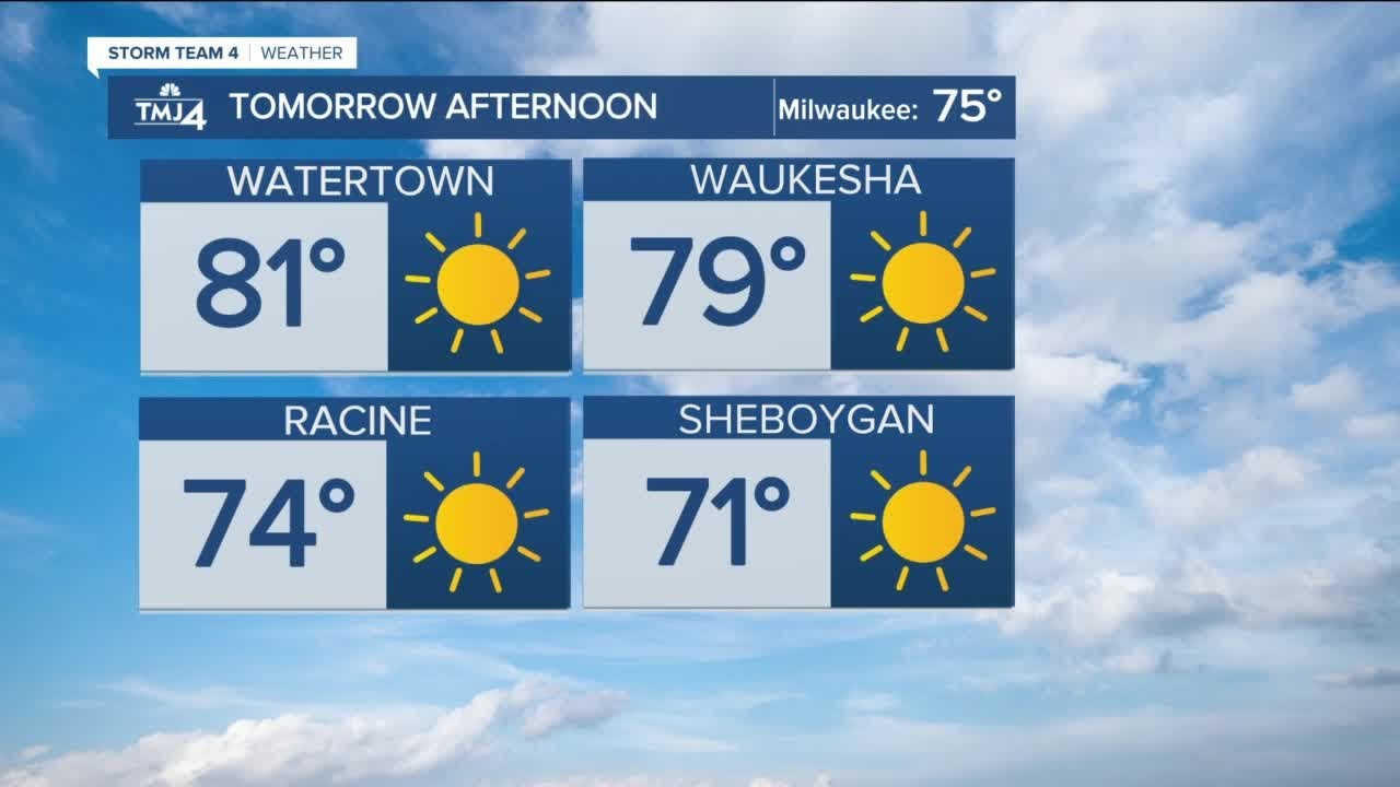 Sun continues Wednesday with highs in the 70s - YouTube