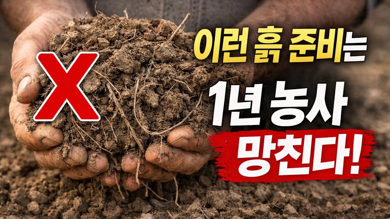 3월에 이 실수 하나면 1년 농사 망합니다! 텃밭 고수만 아는 토양 준비 비법