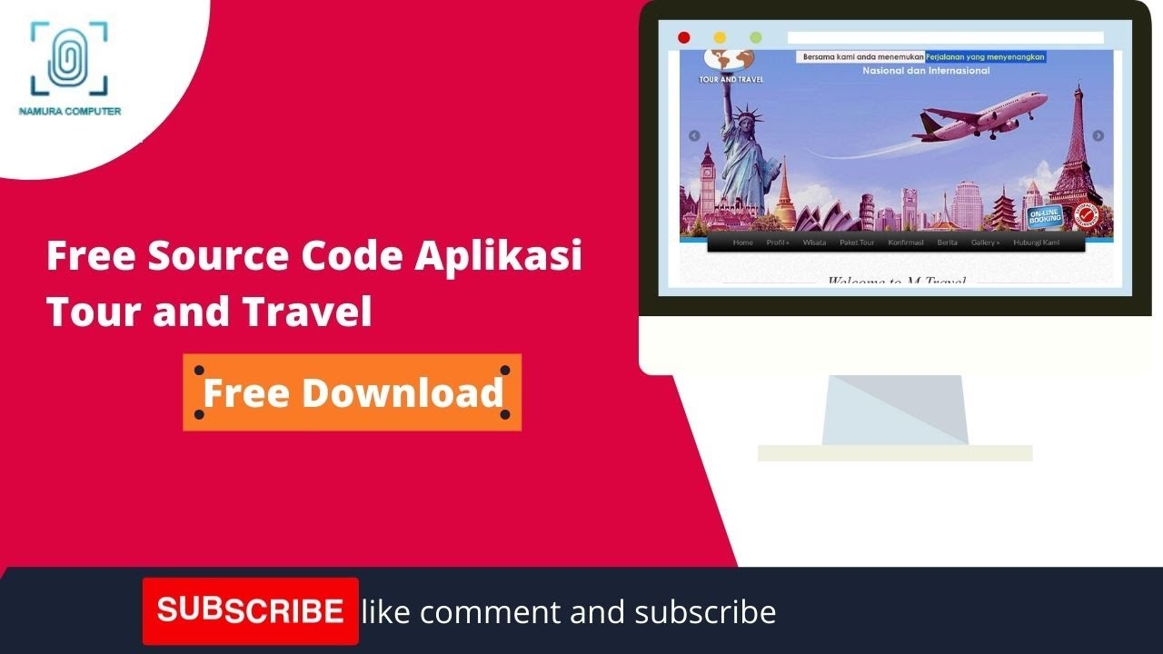 Free Source Code Aplikasi Tour and Travel | FREE DOWNLOAD - YouTube