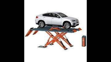 Cầu nâng cắt kéo 2 tầng EAE USA cho máy cân chỉnh thước lái