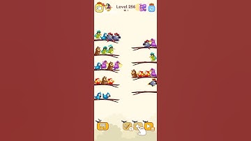 bird sort color game leval 256 #birdsortcolorpuzzle #colorgame #gaming #birdsortcolor #colormatchin