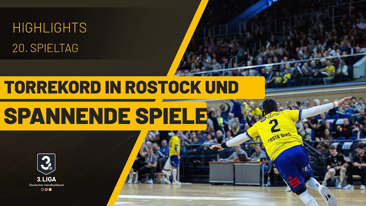 3. Liga: Torrekorde und spannende Spiele - Die Highlights des 20. Spieltag | Sporteurope.TV Handball
