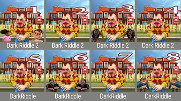 Dark Riddle Mod vs Dark Riddle 2 Full Chapter 4 Gameplay Walkthrough | Part 12 #darkriddle