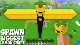 What HAPPENS if you SPAWN the BIGGEST LEMON CARFT GOLEM in Minecraft ? TITAN GOLEM !