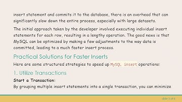 Optimize MySQL Insert Speeds for Bulk Data with Simple Strategies