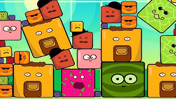 Square Watermelon game ( Merge Game ) 2048 cubes, Merge Blocks Satisfying game #17