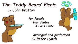 "The Teddy Bears' Picnic" for Flute Choir (with score)     長笛合唱團《泰迪熊的野餐》（附樂譜）
