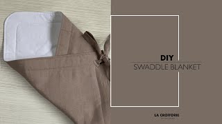 DIY Swaddle Blanket | How to sew your own baby clothes and  nursery accesories screenshot 4