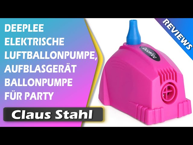 Deeplee Elektrische Luftballonpumpe,Aufblasgerät Ballonpumpe für Party 