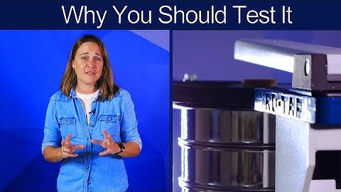 RO-TAP Mechanical Sieve Shaker Performance Testing