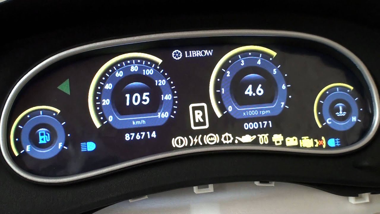 Virtual instrument cluster for Jeep Wrangler - YouTube