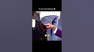 Taejin: Jin can’t resist taehyung 🤭 #taejin #bts #shorts #btsshorts #jin #taehyung