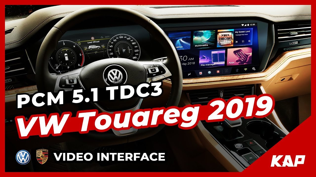 New VW Touareg 2019 Android Navigation ROIK-10 - YouTube