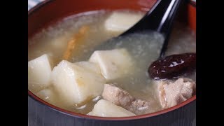 【家常菜食譜】零廚藝也能出好湯！山藥紅棗排骨湯 CHINESE YAM RED DATE WITH SPARE RIBS SOUP
