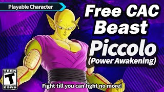 NEW Official DLC 16 Free CAC Beast Form Trailer \& Yellow Piccolo! - Dragon Ball Xenoverse 2 Gameplay