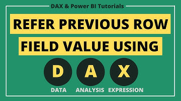 Refer to Previous Row in Power BI Using DAX | Calculate Previous Row Using DAX