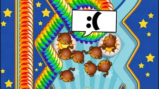 suffering with the worst strategy in Bloons TD Battles ever