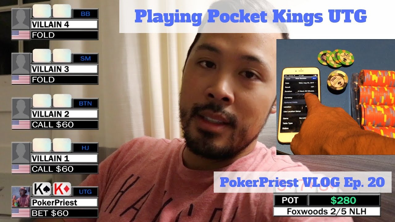How to Play Pocket Kings UTG.  Tour of Two Trees Inn at Foxwoods.