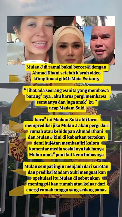 Mulan jameela di ramal akan cerai dengan Ahmad Dhani #artist #shots