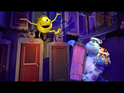 Vidéo: Monsters Inc. Ride à Disneyland