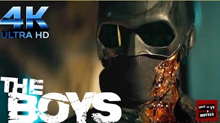 Black Noir Kills Supe Terrorists| The Boys S2 E1| Giancarlo Esposito| Antony Starr| Full Scene 4K