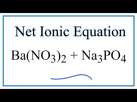 Video How to Write the Net Ionic Equation for Ba(NO3)2 +... - youtube