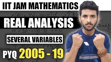 Function of Several Variables PYQs from 2005 - 2019 | Real Analysis