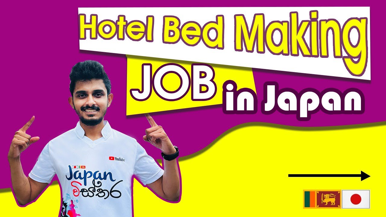Japan Wisthara Hotel Bed Making Part Time Job in Japan අර්ධ කාලීන