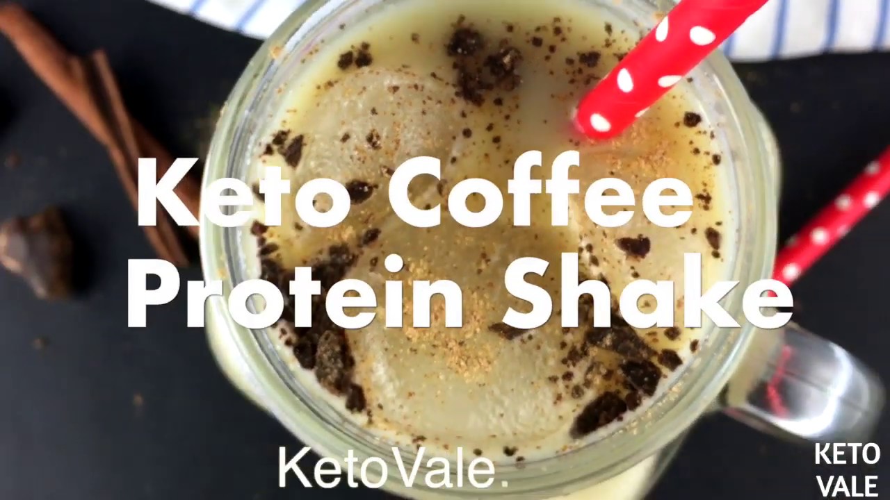 Iced Coffee Protein Shake Low Carb KetoFriendly Recipe YouTube