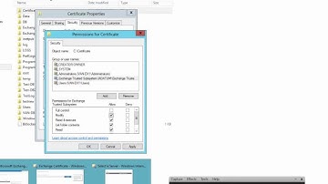exchange 2013 certificates