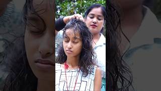 female to female relaxing massage  #moralofasmr #headmassage #trending